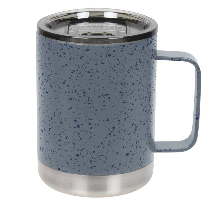 FIFTY/FIFTY - Wholesale Insulated Mug/Tumbler - 12 oz Double-Wall Vacuum Insulated Camp Mug with Slide Lid16