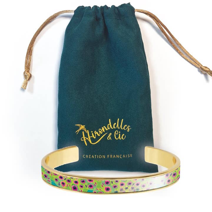 8-mm-Manschettenarmband - PAON-Paon-Pidou für den Großhandel von Hirondelle & Cie