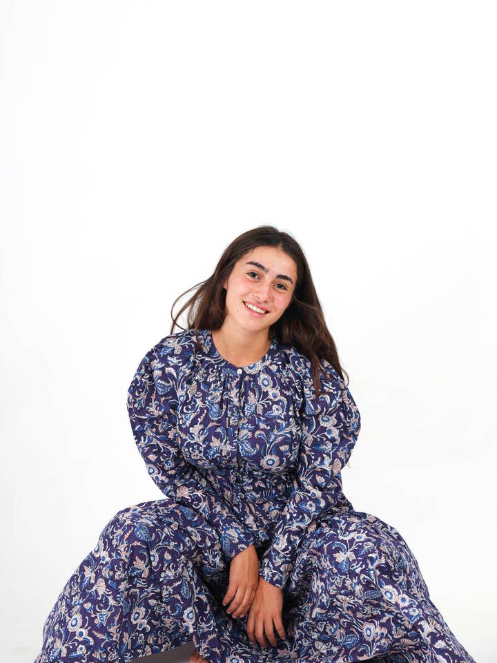 Chris Knee Length Vinterskjorta med skjorta Dress_Organic Cotton för wholesale av Humanity Centred Designs