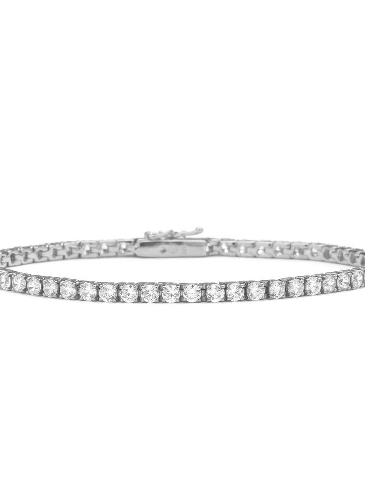 BRACELET DE TENNIS 7.75" - 3 couleurs pour la vente par NADRI