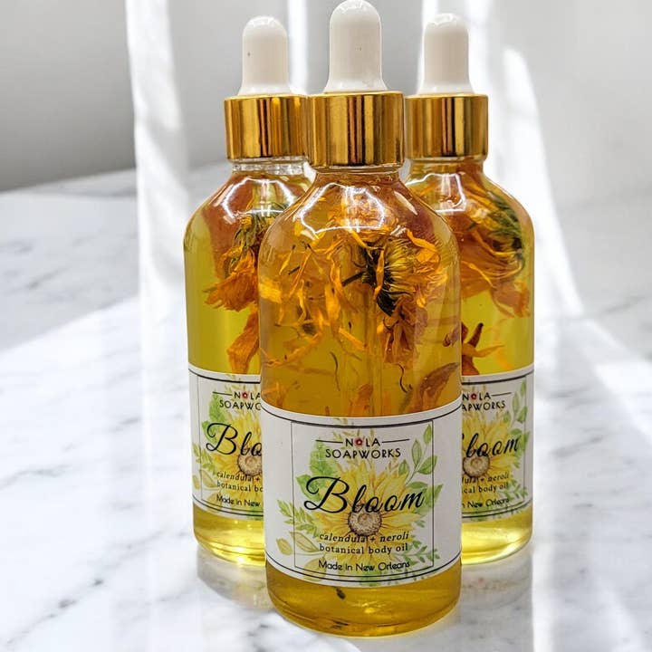 Essentially NOLA Soap Works - Wholesale Bath/Body Oil - Botanical Infused Body Oils - Feed Your Skin