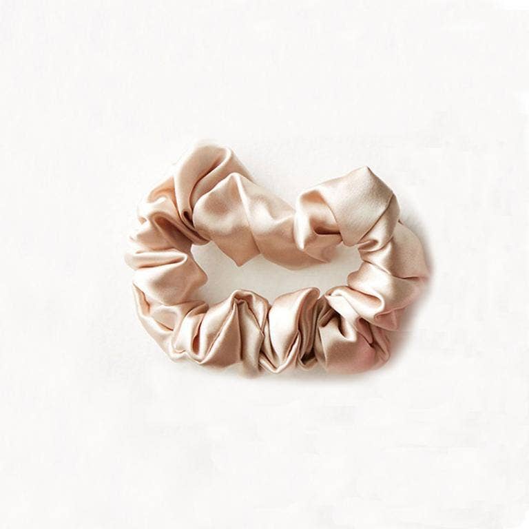 ilks - Wholesale Scrunchie - Women's - Silk Scrunchie Beige