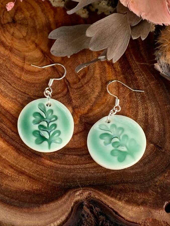 Bride - Pendientes de porcelana para venta al por mayor de Wolf and Clay Pty Ltd