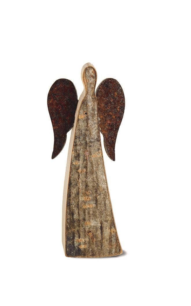 Dolfi - Venta al por mayor Escultura - Ángel ladrador con alas de hierro de 6 cm0