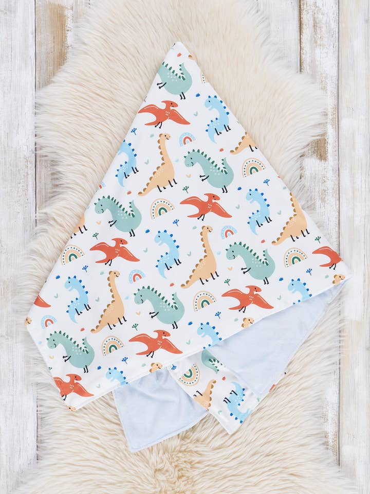 Jurassic Slumbers Minky Blanket for wholesale by Marie Nicole Clothing