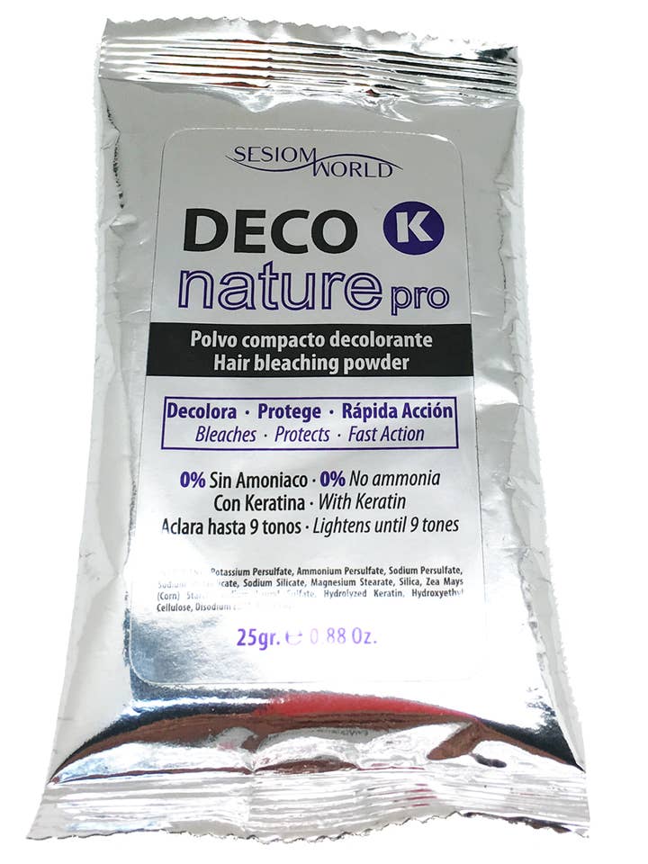 DECO NATURE PRO 0% Ammonia Free with Keratin and Argan 25gr. for wholesale by sesioMWorld - M·O·I Professional