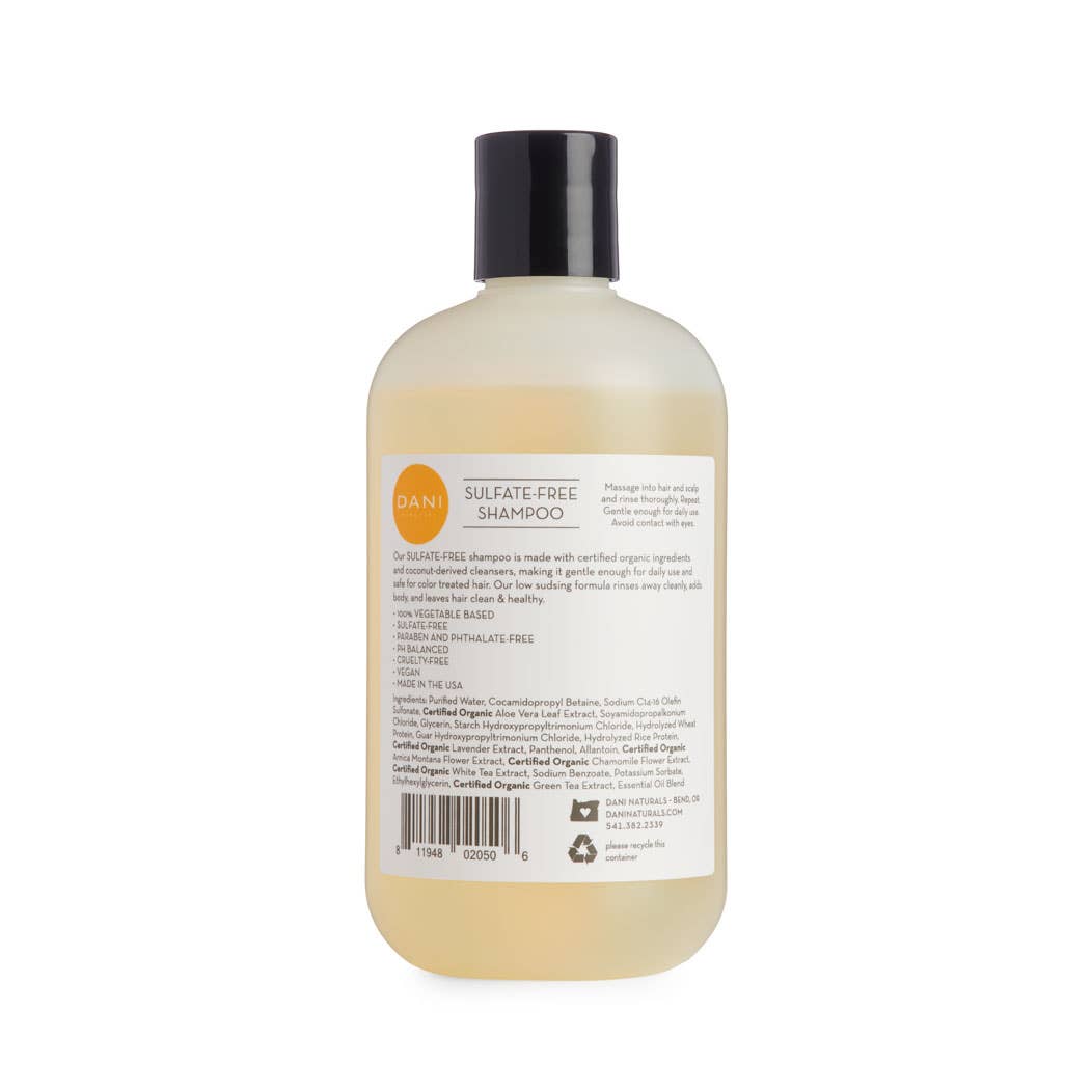 DANI Naturals – wholesale Hair shampoo – Grapefruit Ginger Shampoo 12oz4