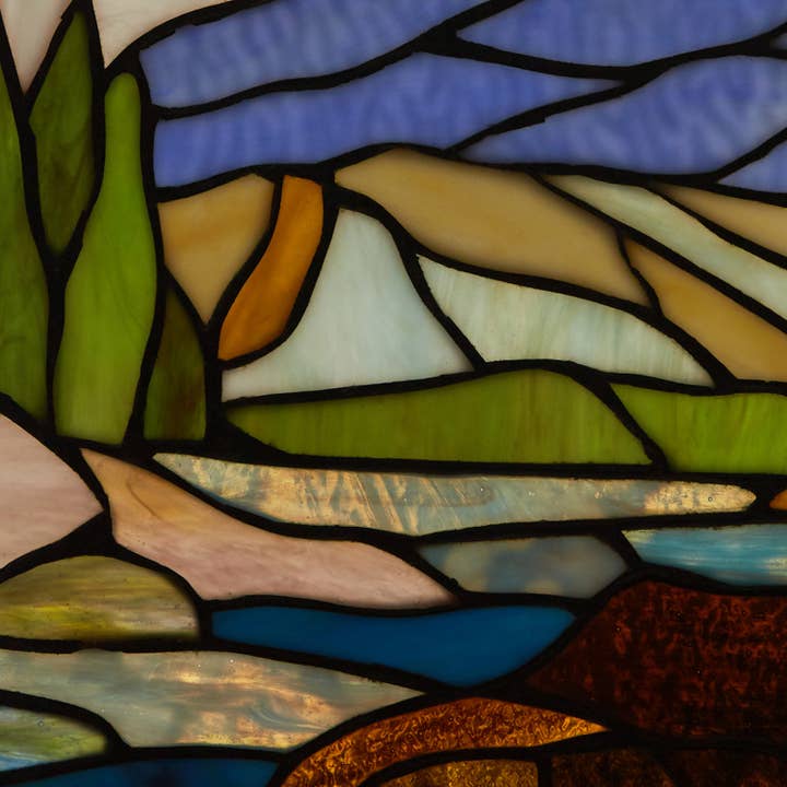 River of Goods - Wholesale Suncatcher - 14"H Brown Bear Stained Glass Window Panel8