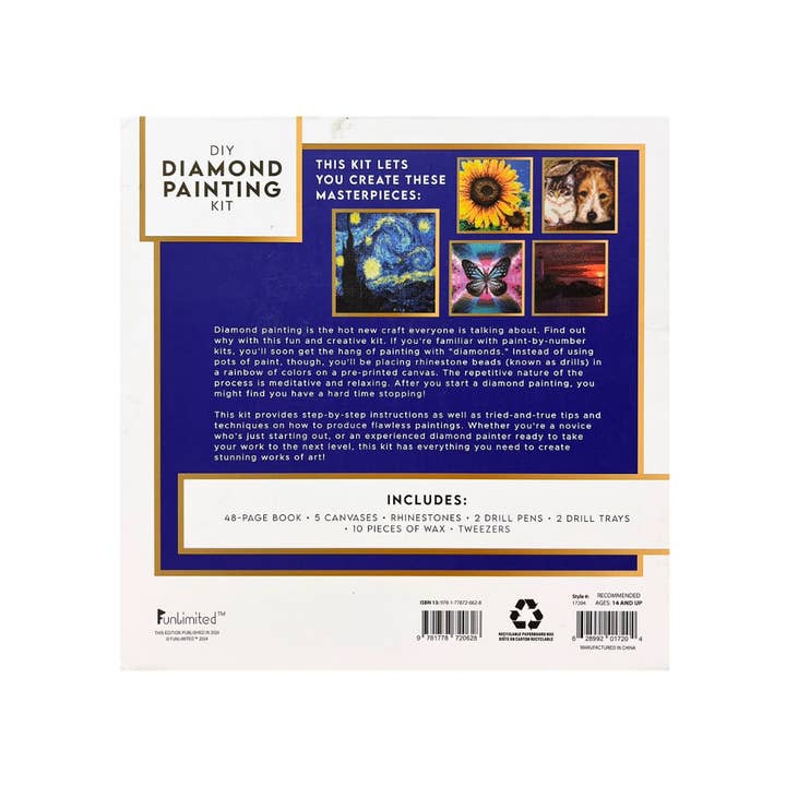 SpiceBox Product Development LTD - Wholesale DIY Craft Kit - Super Deluxe DIY Diamond Painting Arts & Crafts Kit 2