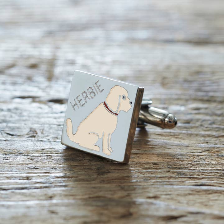 Sweet William Designs - Wholesale Cufflinks - Cufflinks - Cockapoo / Labradoodle (Apricot)2