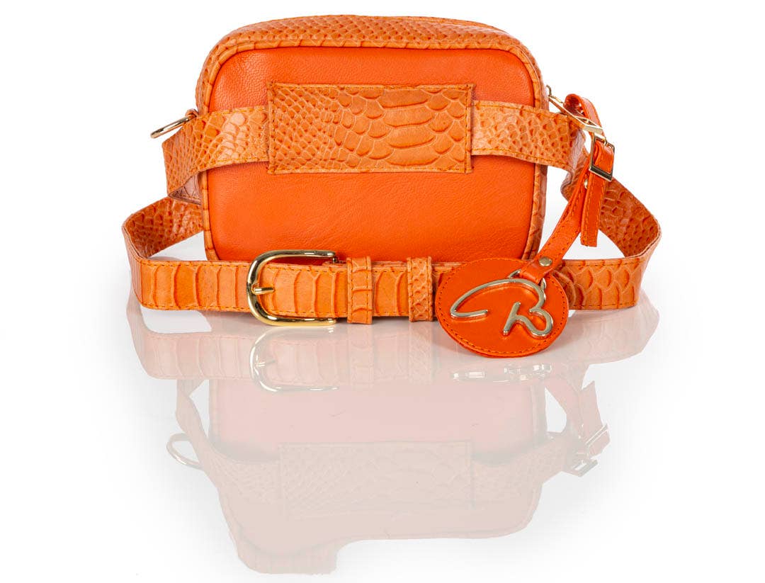 Benenate - Wholesale Crossbody Bag - Women's - Orange Python 000 Belt and Crossbody Bag5