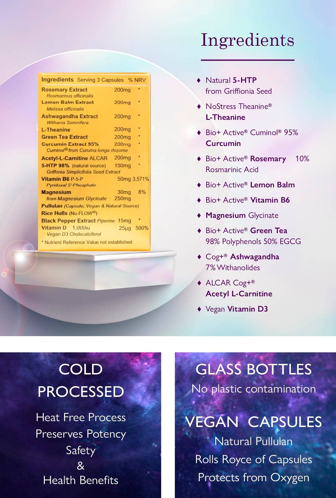 BioTech Life Sciences – Großhandel Nahrungsergänzungsmittel/Vitamin zum Einnehmen – IQ4 FÜHL DICH GUT - Stress reduzieren, Schlaf & Entspannung fördern7