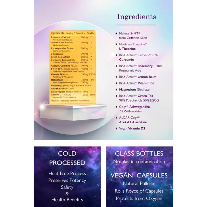 BioTech Life Sciences - Vente Supplément oral/vitamine - IQ4 SE SENTIR BIEN - Réduire le stress, Aider à dormir & Relaxation7