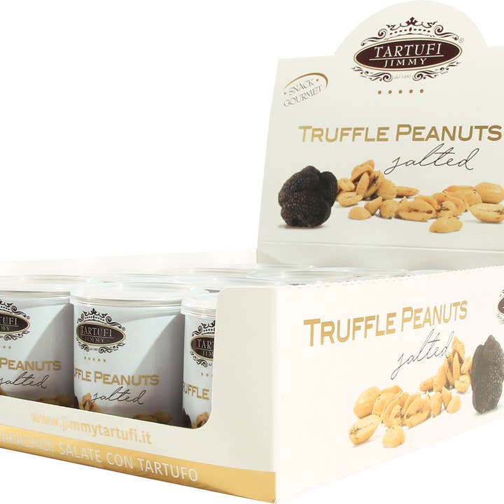 Tartufi Jimmy – wholesale Nötter – Tryffeljordnötter - Saltade - DISPLAY MED 12 DELAR