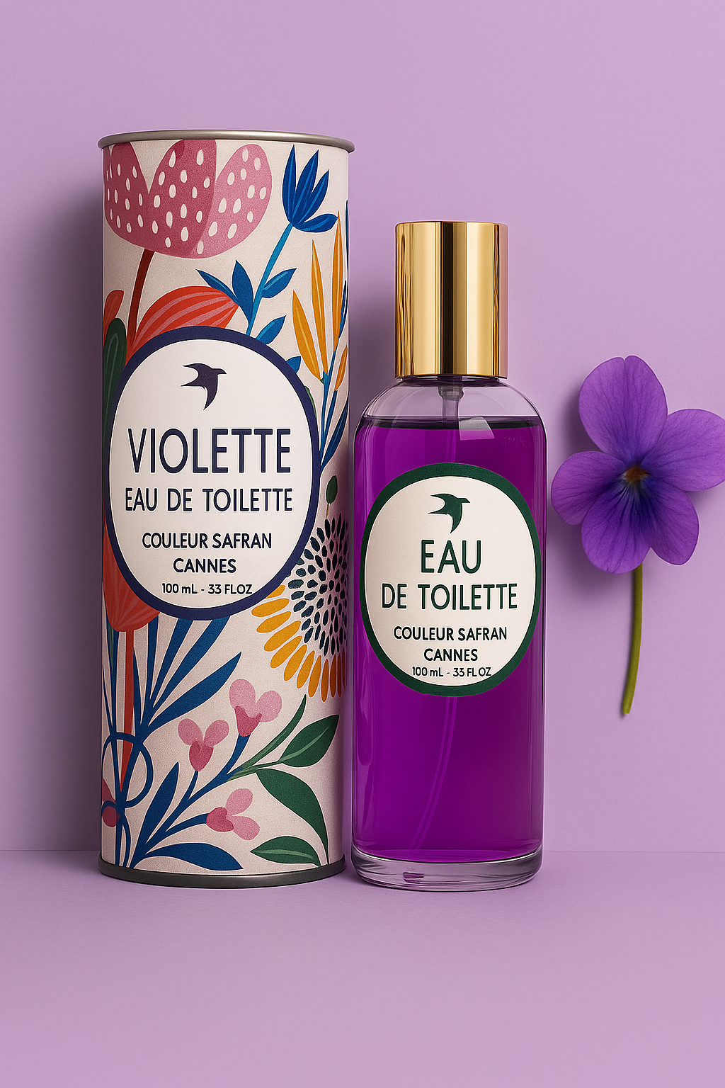 Couleur Safran Parfums - Wholesale Perfume/Eau de Toilette - Eau de Toilette Violette Enivrante Made in Provence-Grasse2