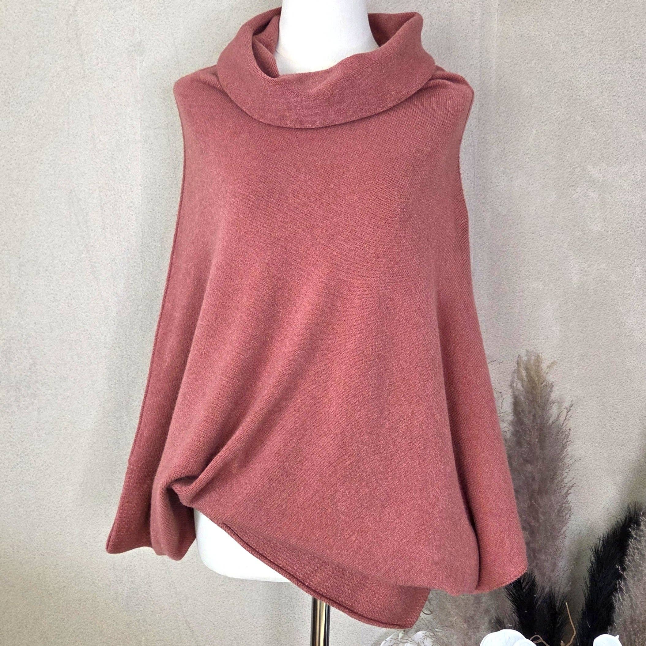 Tempest Designs – wholesale Knitted jumper – Women′s – Asymmetric style jumper with classy cowl neck (M)3