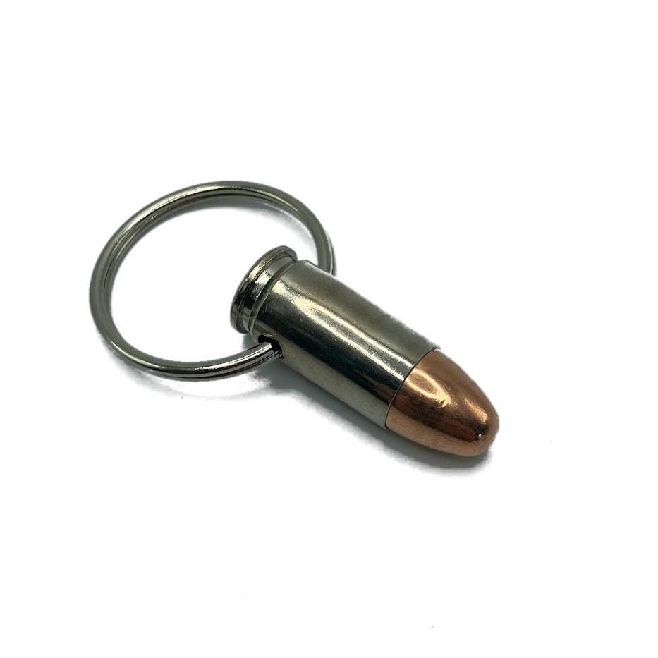 Vermont Cut Coins & 2nd Shot Round - Wholesale Keychain - Unisex - Bullet Keychains - Many Calibers - .223 .45 9mm .40 10mm7