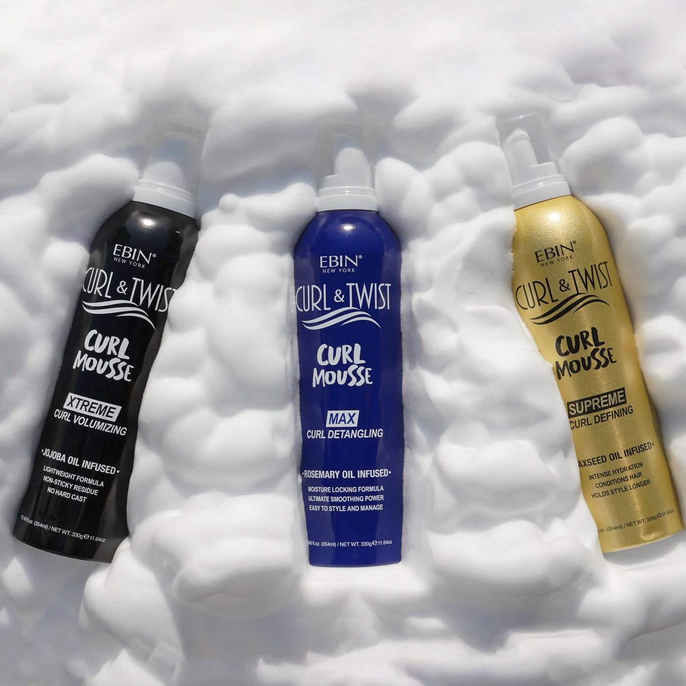 EBIN NEW YORK - Wholesale Hair Styling Gel/Mousse - Curl & Twist Curl Mousse - Curl Defining1