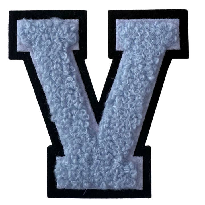 Patch Points - Wholesale Patch - Baby Blue Varsity Letter Sticker & Iron On21