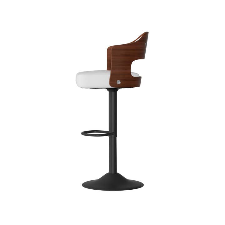 BlakOutlet - Wholesale Stool - Set of 2 Wooden Barstools PU Leather Upholstered Bar Chairs17