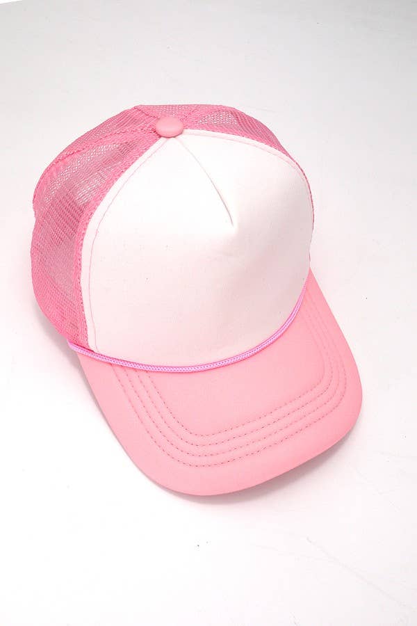 JOSSLYN by wall to wall - Wholesale Trucker Hat - Women's - TRUCKER HAT FOAM FRONT MESH BACK HAT CAP | 40HW7252