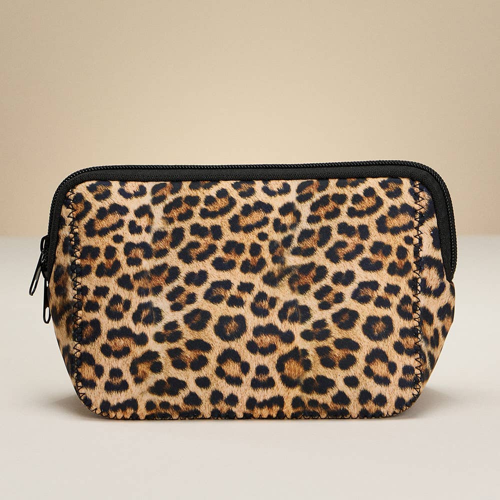 Sensibling Corp. - Wholesale Makeup/Cosmetic Bag - Leopard Printed Cosmetic Pouch Bag / Organizer
0
