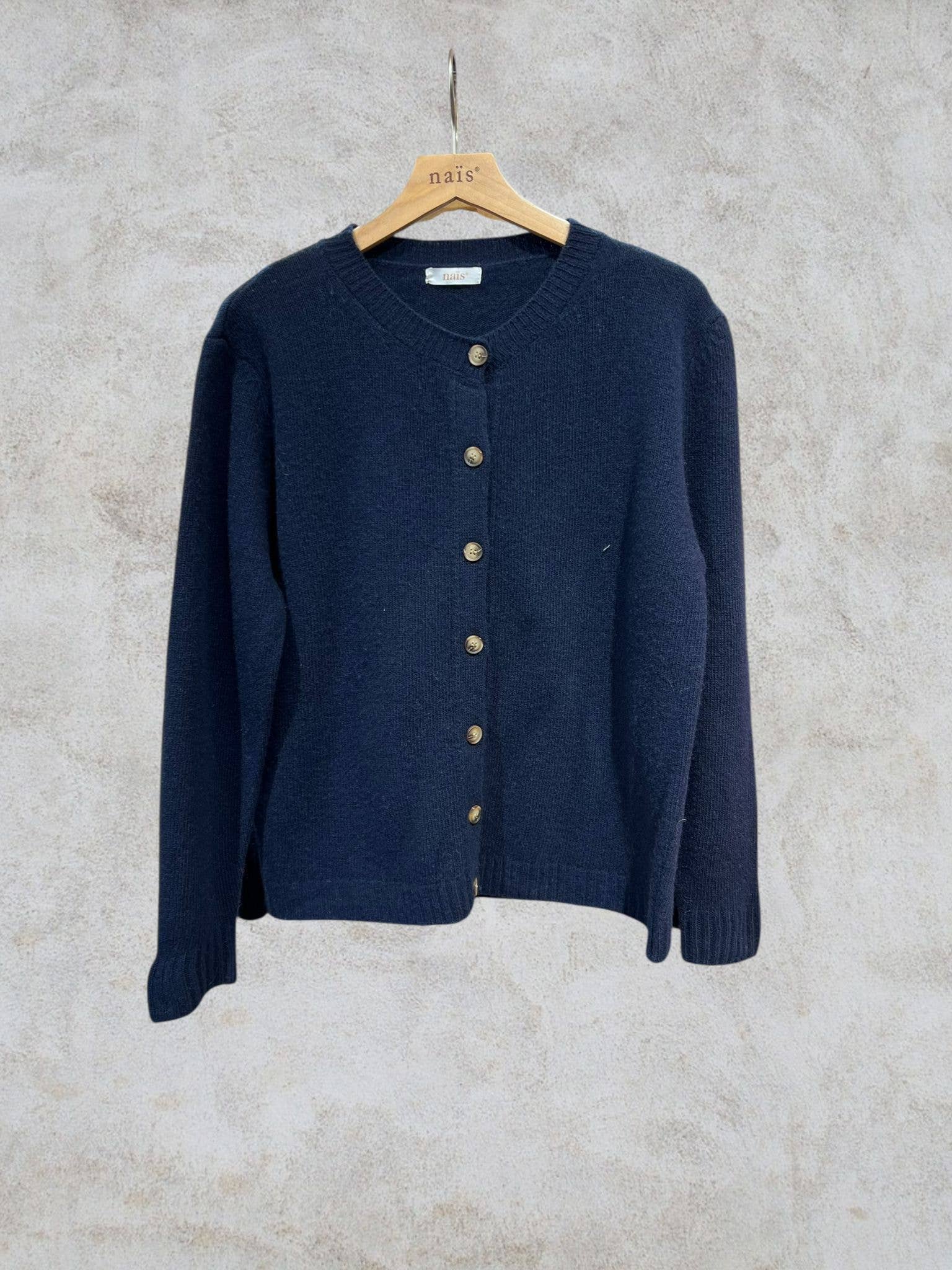 NAÏS PARIS - Wholesale Cardigan - Women's - Crew neck cardigan 100% extra fine merino wool14