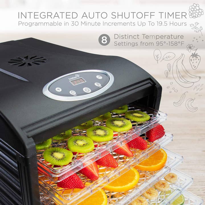 Ivation - Wholesale Kitchen Appliance - Digital Electric Food Dehydrator Machine3