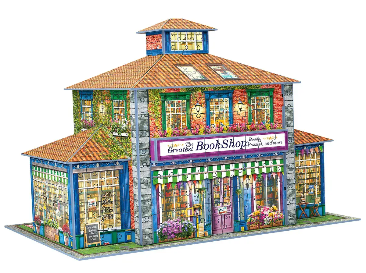 Eurographics Puzzles Europe - Wholesale Puzzle - Adult - Book Shop (3D)5