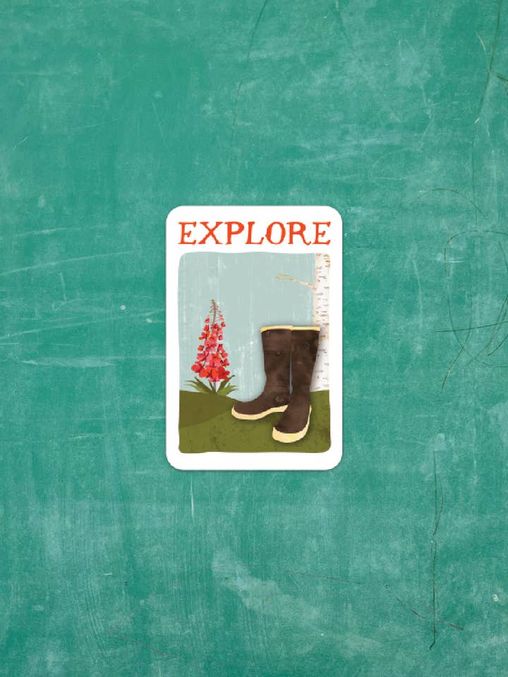 Explore - Vinyl Sticker for wholesale by Wren and the Raven