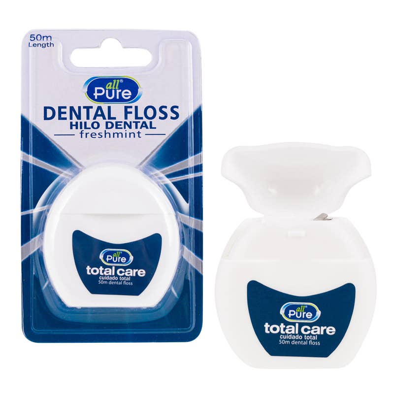 Deluxe Import Trading - Wholesale Floss - All Pure Total Care Freshmint Dental Floss0