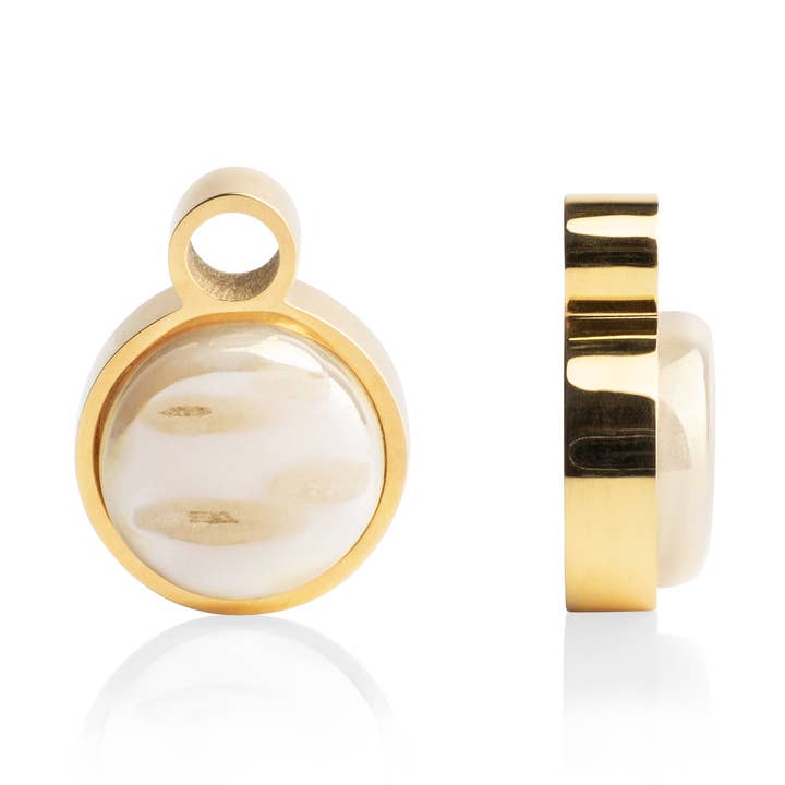 Créoles • doré/brun sable pour la vente par ALEXASCHA