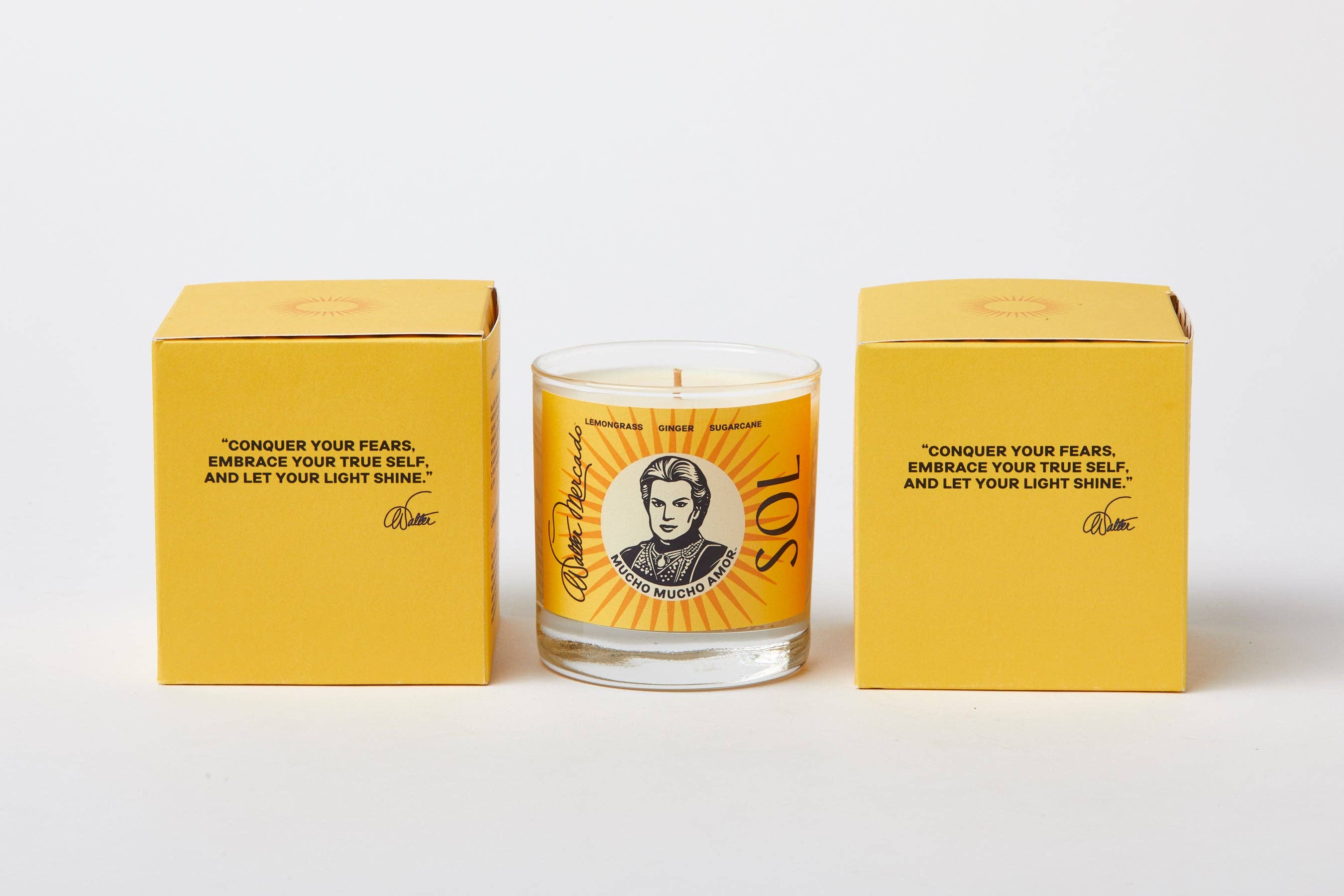 Walter Mercado – Vela em jarro/copo por atacado – Vela Walter Mercado Sol4