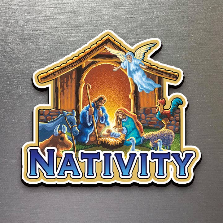 Nativity - Magnet for wholesale by Boardwalk Puzzle Company
