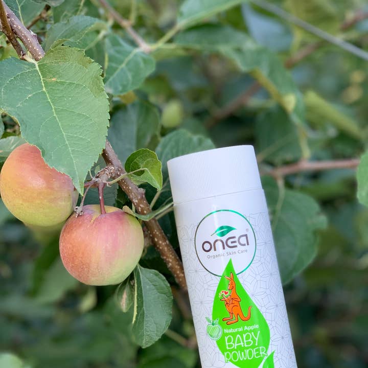 ONEA Organic Skincare - Wholesale Body/Talcum Powder - ONEA Organi Baby Apple Powder 2