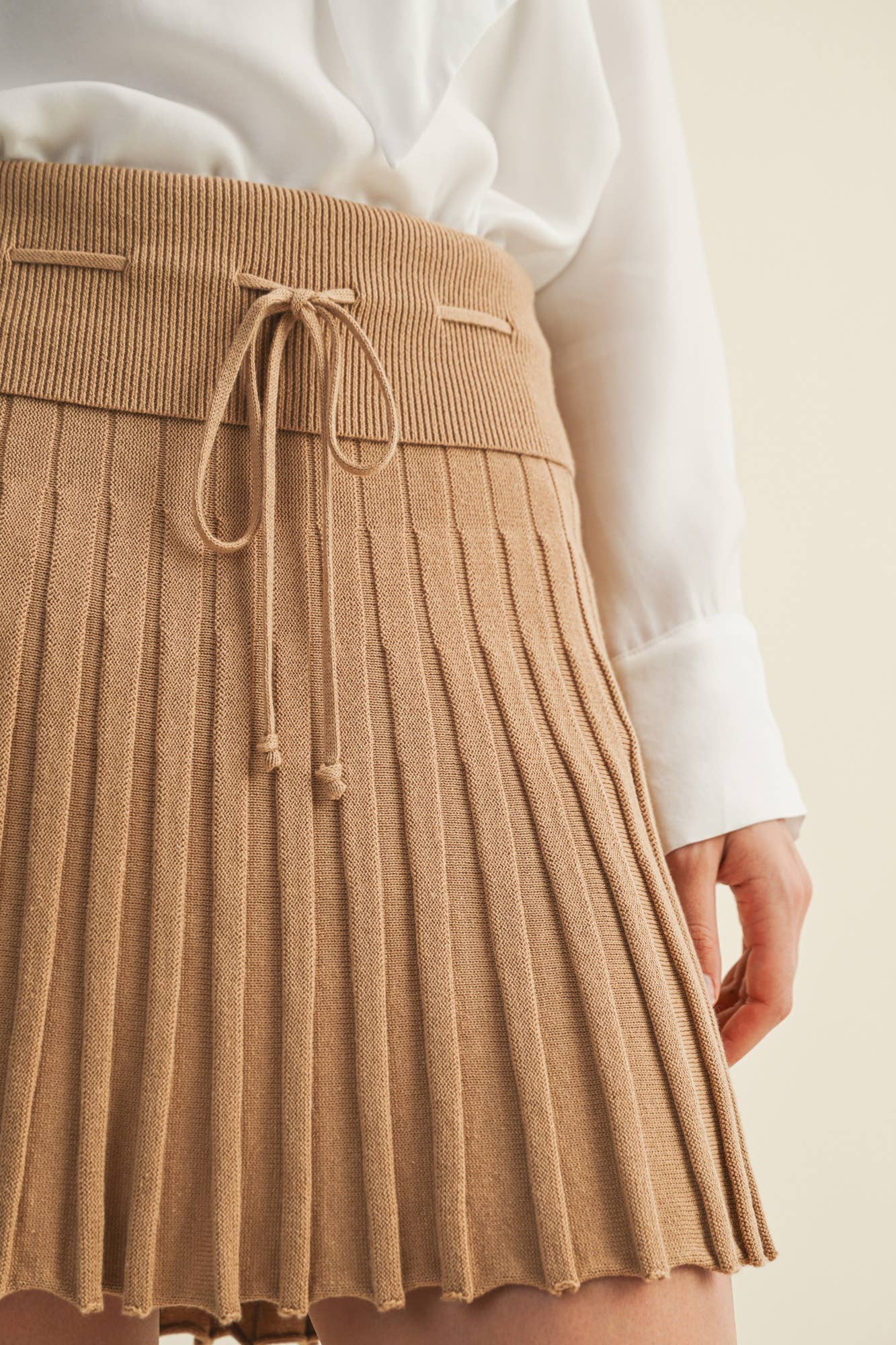 Mustard Seed - Vente Jupe – femme - JUPE COURTE ÉVASÉE CÔTELÉE7