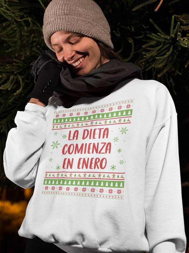 Diet Begins In January Sweatshirt for wholesale by SmartPrintsInk