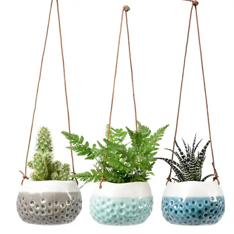 Burgon & Ball - Wholesale Hanging Planter - Hanging Pot - Baby Dotty Trio1