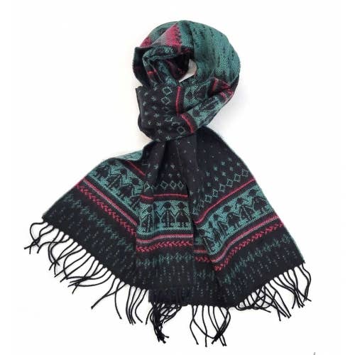 SERENITA - Wholesale Scarf - Unisex - Cashmere Feel Scarf Soft Warm Unisex Tartan Made in Korea13