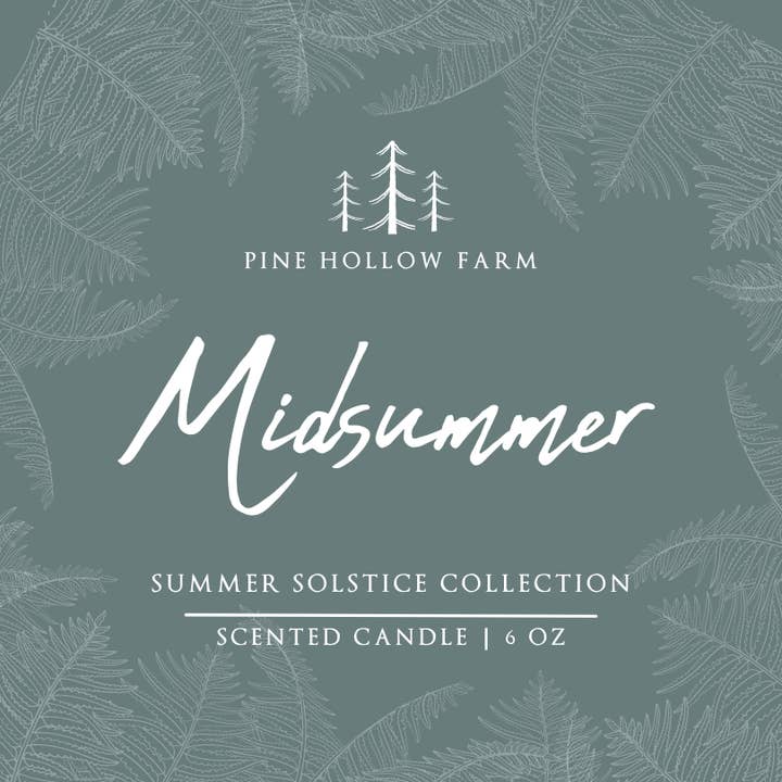 Midsummer | Wood Wick Soy Candle for wholesale by Pine Hollow Farm LLC