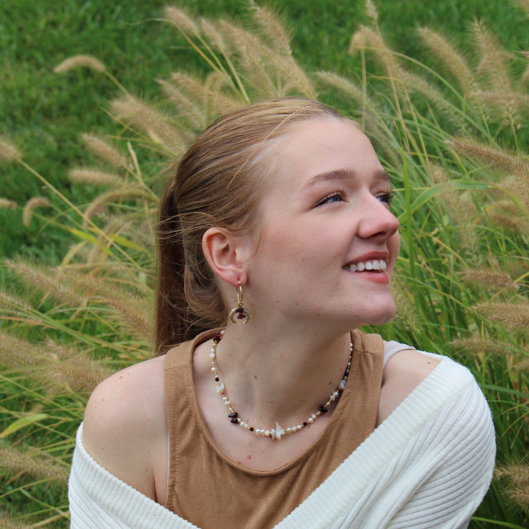 Camilla Limón - Wholesale Beaded/Pearl Necklace - Gemstone Fresh Water Pearl Mother of Pearl Gold Necklace17