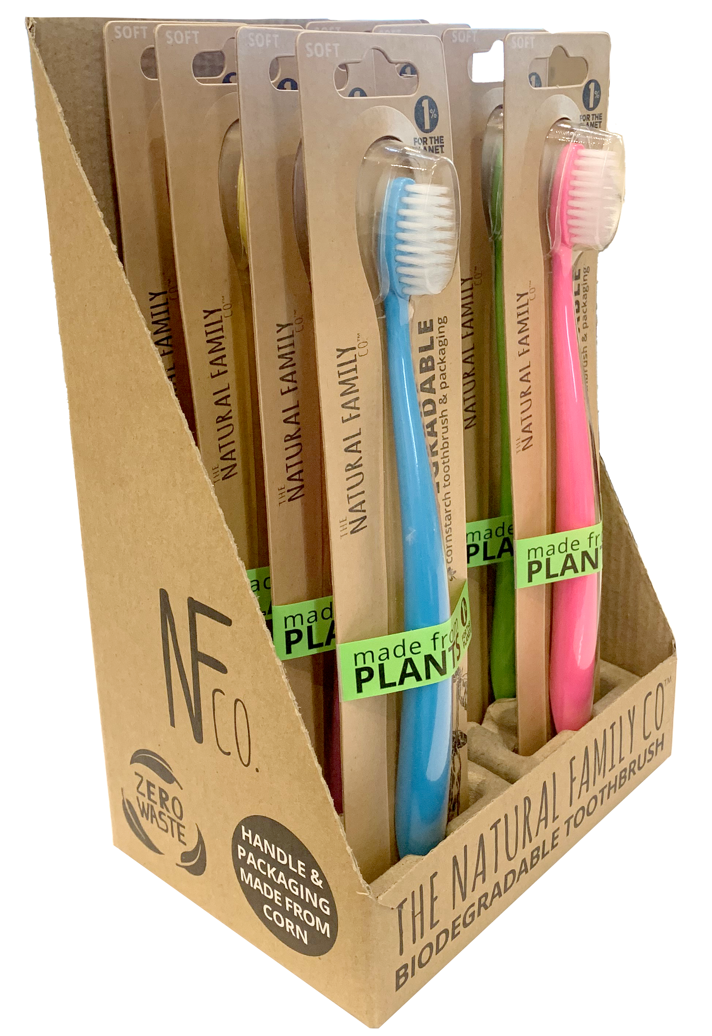 Jack N' Jill Kids - Wholesale Toothbrush - NFco Toothbrush Single - Neon (Assorted)2