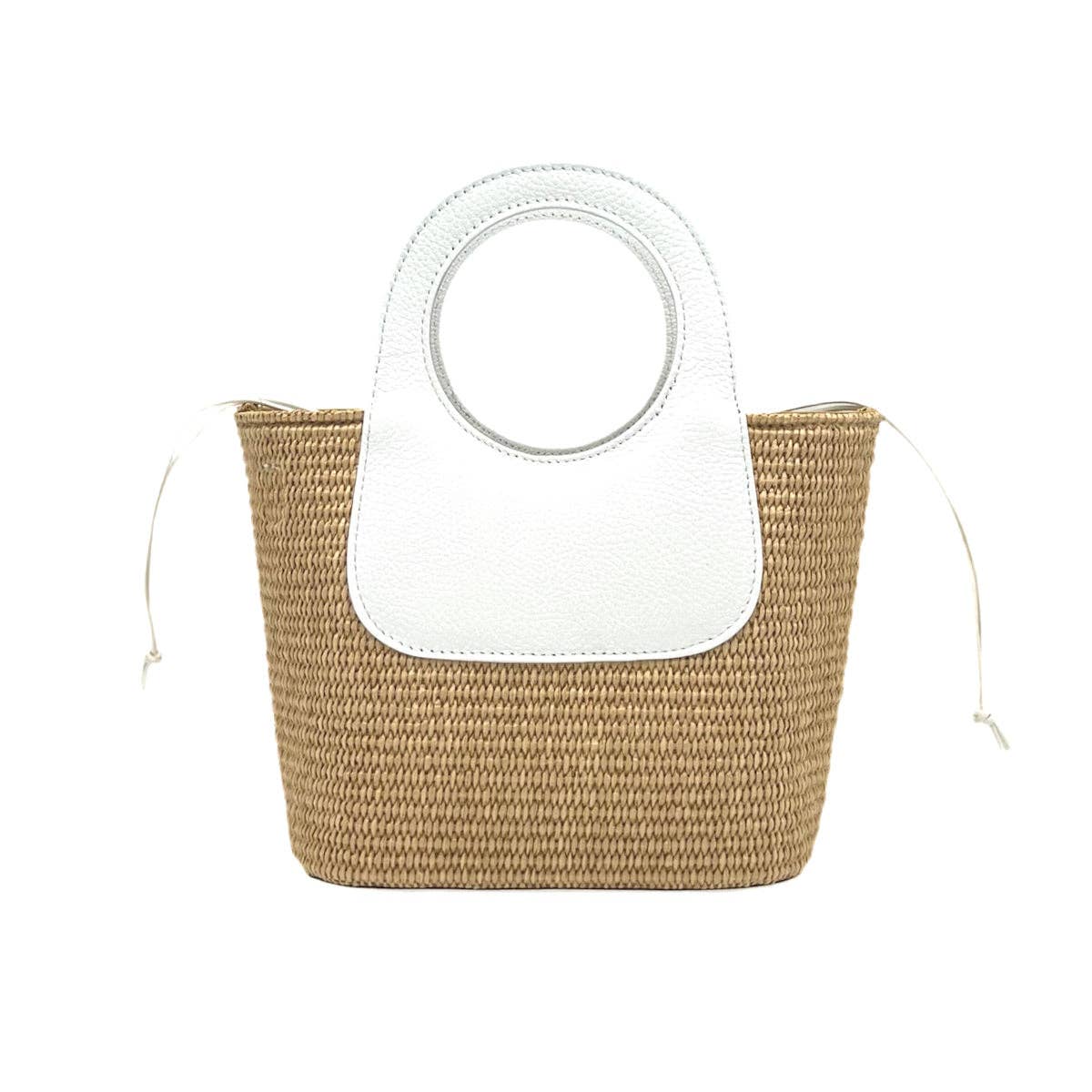 Suie Valentini srl - Wholesale Beach Bag - Summer collection, raffia and genuine leather handbag, Made in Italy, art. 11259411