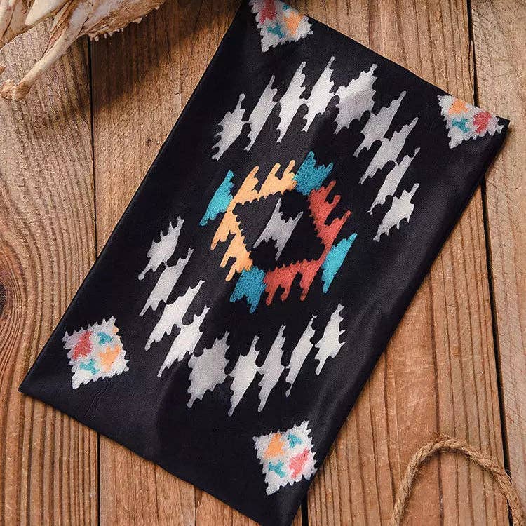 Svart Etniskt tryckt brett avslappnat pannband för wholesale på Faire2