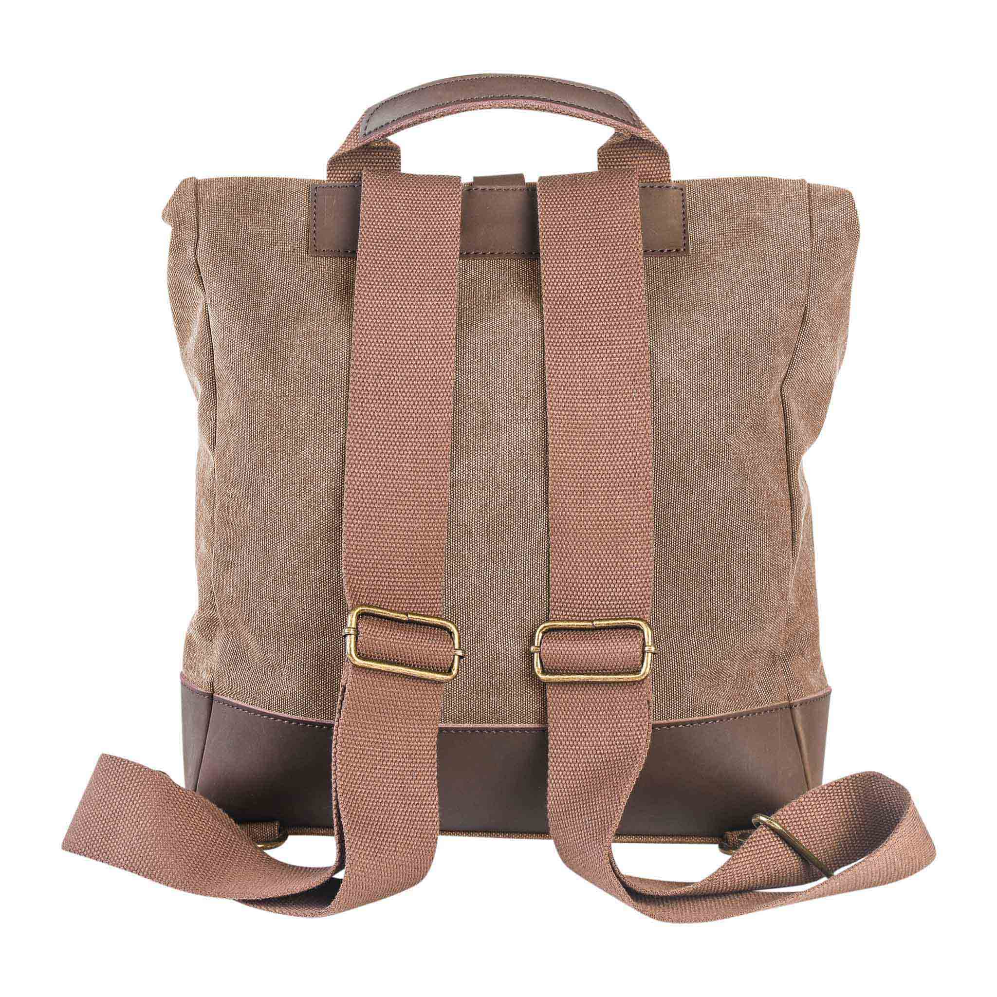 ZEDE PARIS - Vente Sac à dos – unisexe - ECOLE MILITAIRE - Sac à dos en toile et cuir13