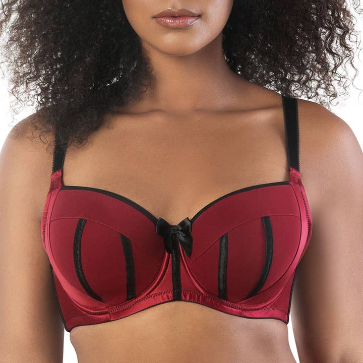 PARFAIT Charlotte 6901 Women's Full Busted and Full Figured Sexy Padded Bra - Rio Red for wholesale by PARFAIT