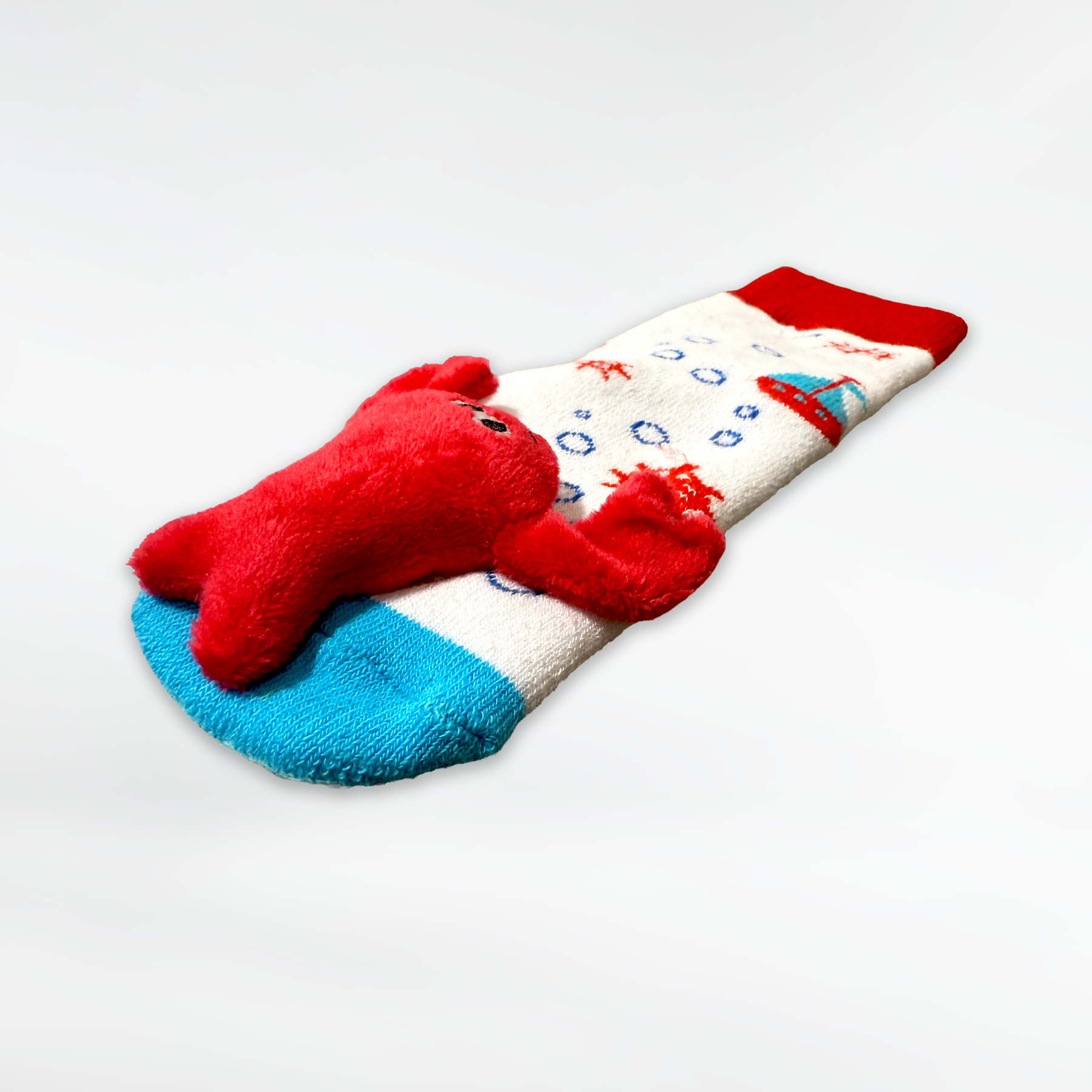 Commonwealth Souvenirs - Wholesale Socks - Kids & Baby - Nautical Lobster Plush Socks for Baby or Toddler2