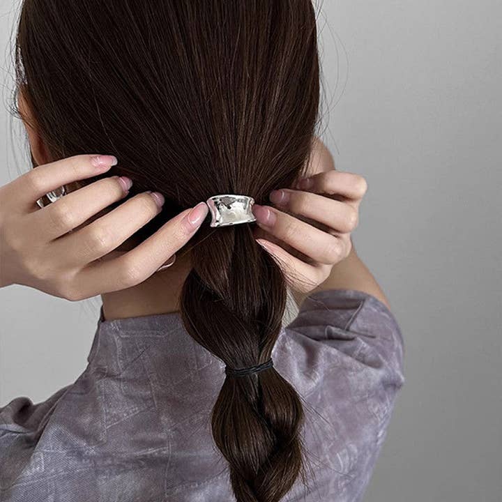 LadyJuneAccessories - Wholesale Hair Accessories Set - Women's - Ponytail Holder, Ponytail Hook,Hair Cuff Set 3 pieces2