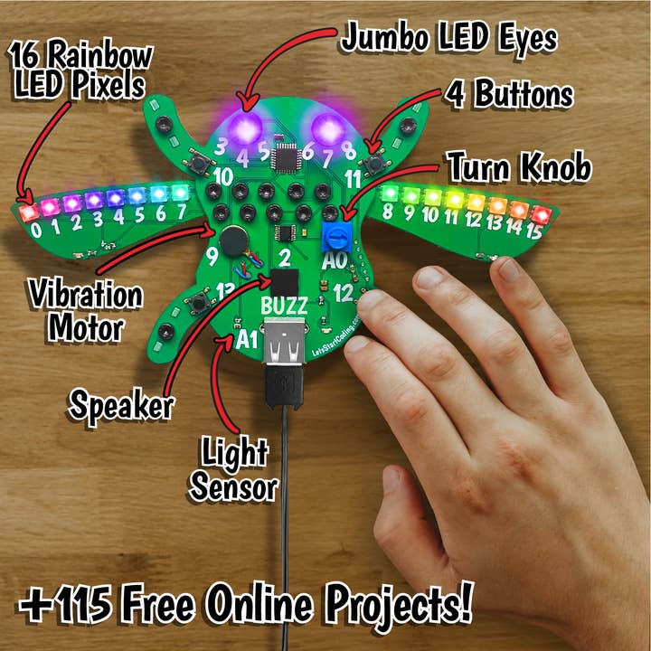 Let's Start Coding - Wholesale Electronic Toy - Kids & Baby - Buzz the Code Bug | STEM Toy for Kids 8-12+ | New for 2023!3