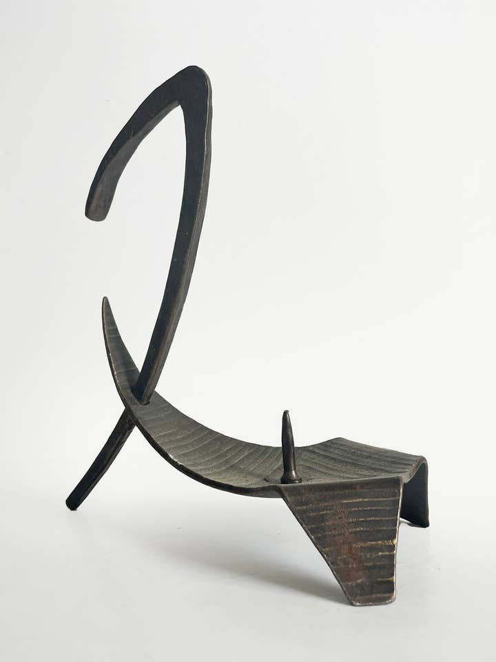 Minimalist Bronze Candleholder for wholesale by virga